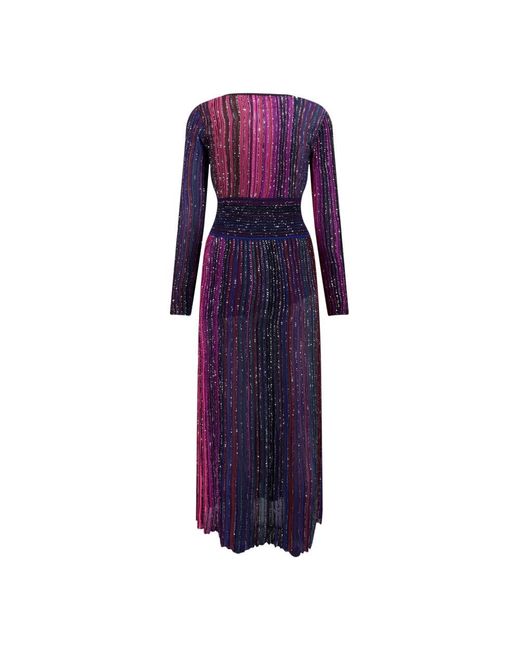 Missoni Purple Maxi Dresses