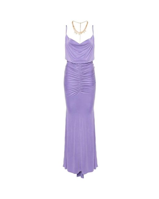 Elisabetta Franchi Purple Party Dresses