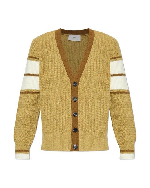 Cardigans AMI de hombre de color Yellow