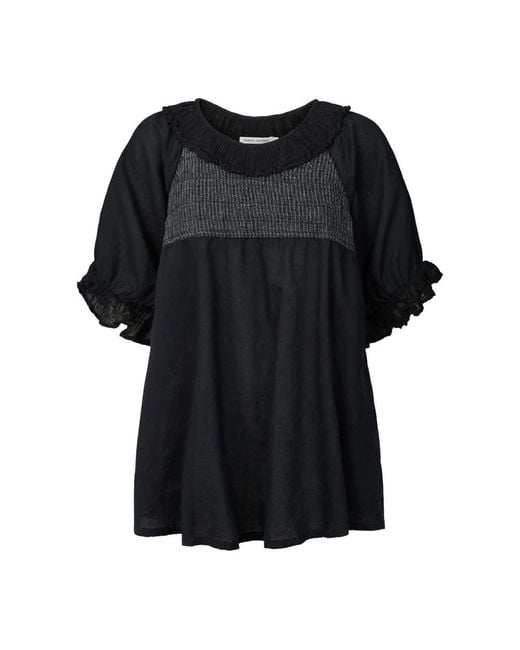Rabens Saloner Black Blouses