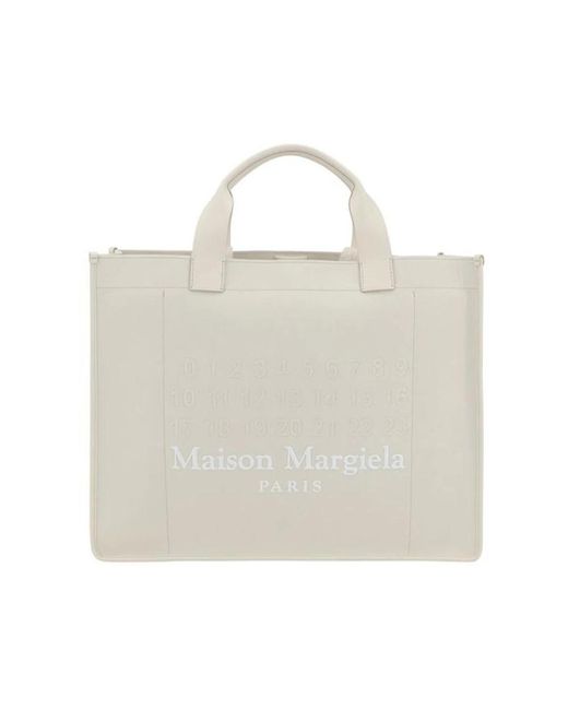Maison Margiela Tote Bags in het Natural