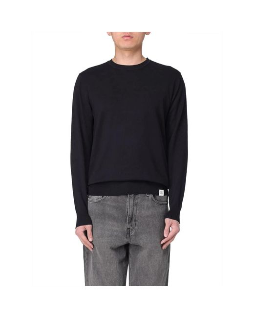 Round-Neck Knitwear di Peuterey in Black da Uomo