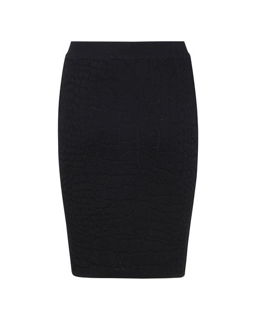 Midi Skirts Balmain de color Black