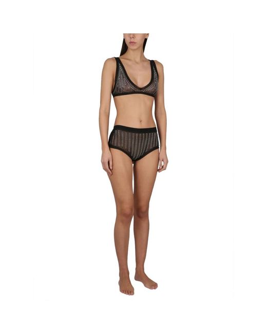 Bottoms Rabanne de color Black