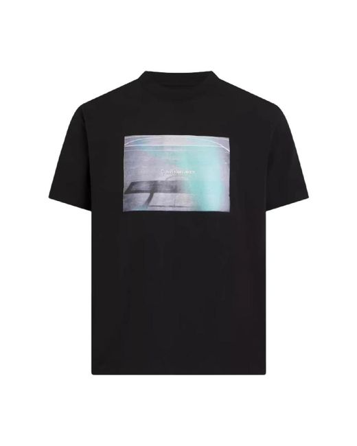 T-Shirts Calvin Klein de hombre de color Black