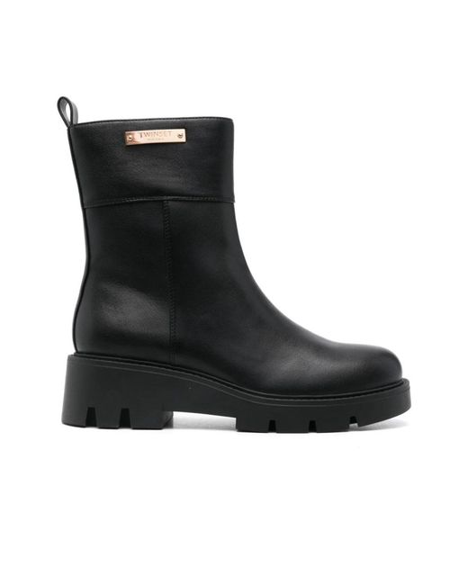 Twinset Black Ankle Boots