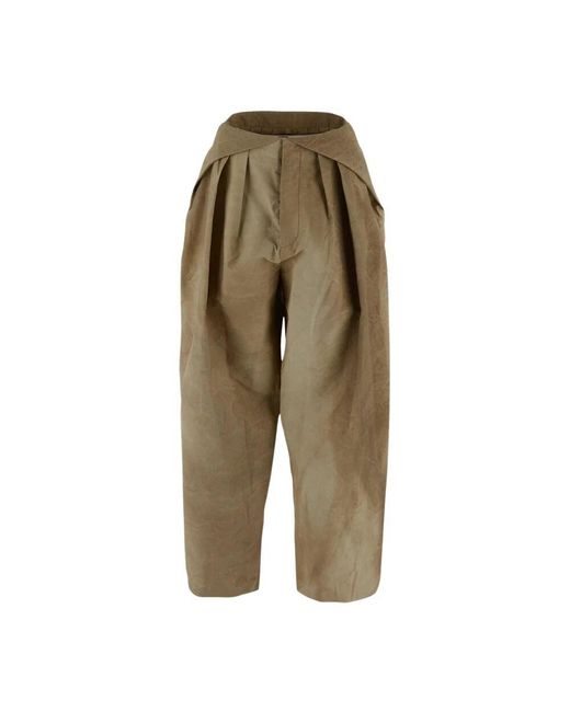 Tapered Trousers Uma Wang en coloris Green