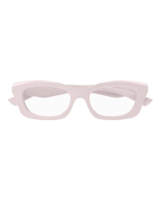Alexander McQueen Pink Stylische Brille Am0474O Farbe 005