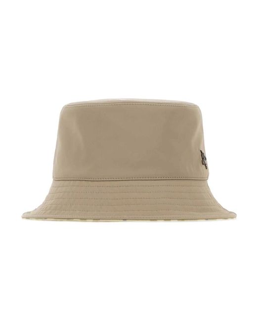 Burberry Natural Wende-Bucket-Hat Aus Stretch-Canvas