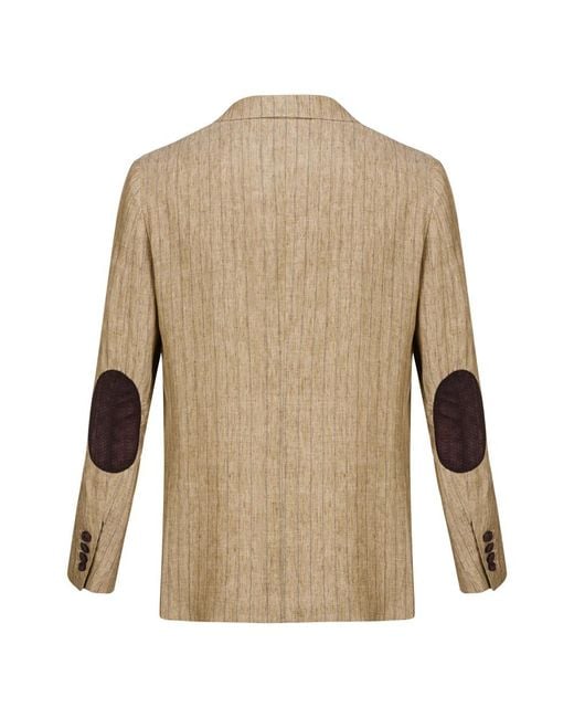 Billionaire Jassen ,Katoen Double-Breasted Jacket in het Natural voor heren