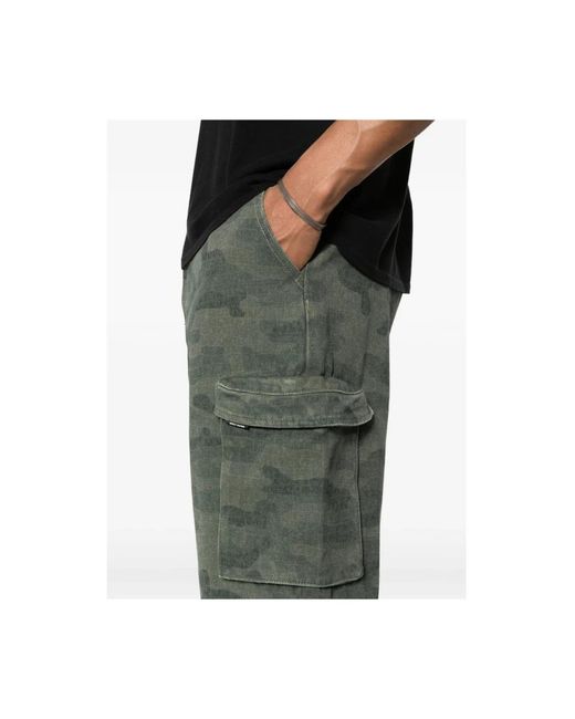 Daily Paper Green Long Shorts for men