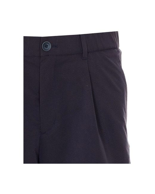 Herno Blue Casual Shorts for men