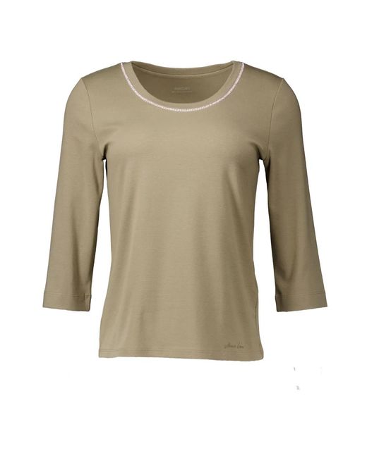 Marc Cain Green Grünes T-Shirt Mit J15-Design