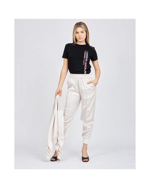 EA7 Natural Tapered Trousers