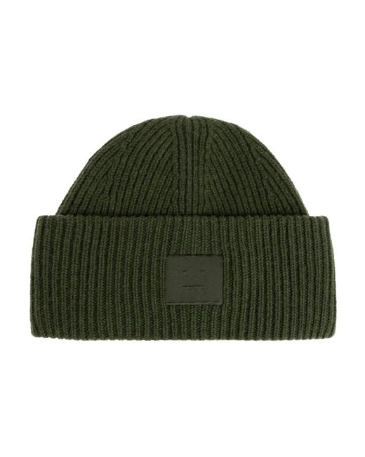 Beanies di Acne in Green