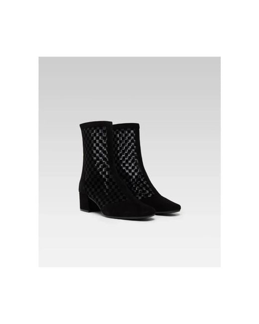 CAREL PARIS Black Heeled Boots