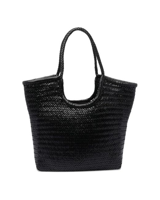 Dragon Diffusion Black Ns Diagonal Arched Tote