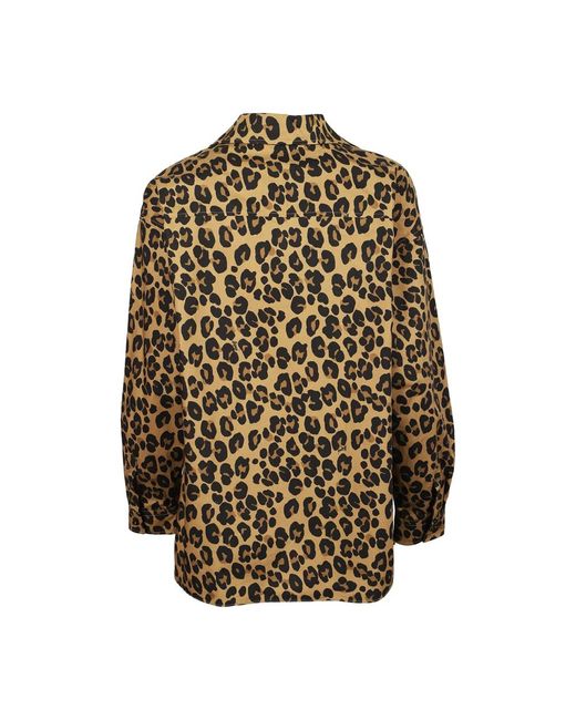 Aspesi Brown Gepunktete Blusen & Hemden