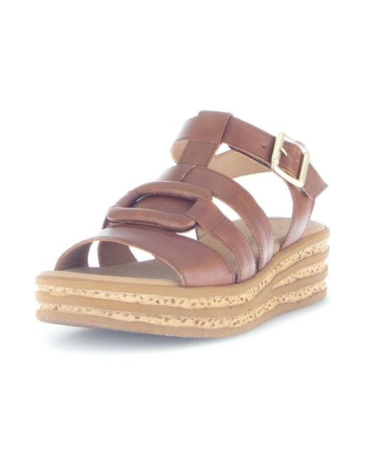 Flat Sandals Gabor en coloris Pink