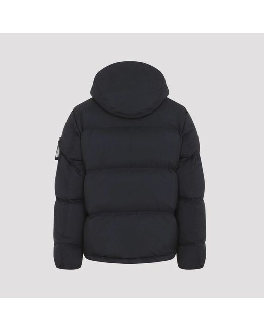 Stone Island Blue Winter Jackets for men