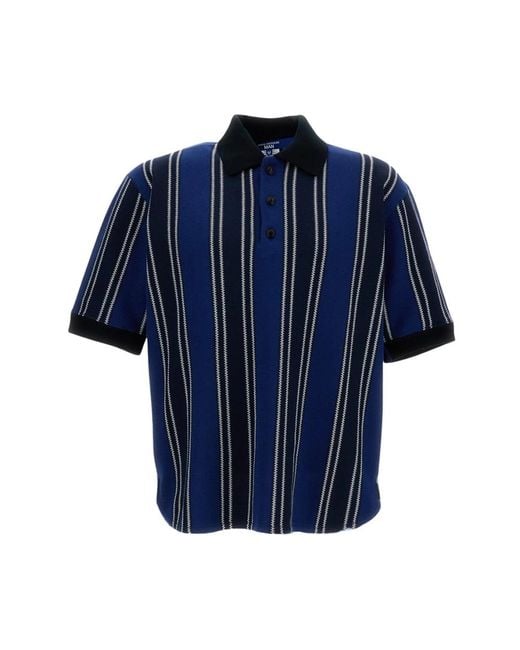 Junya Watanabe Blue Polo Shirts for men