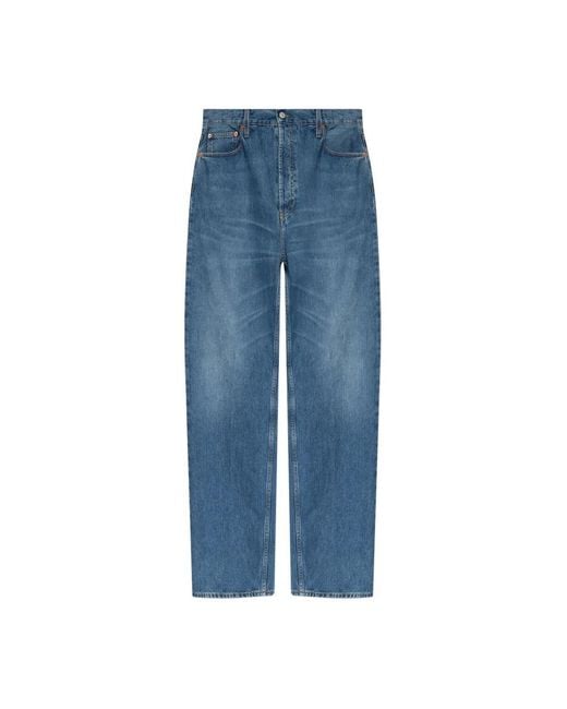 Gucci Blue Loose-Fit Jeans