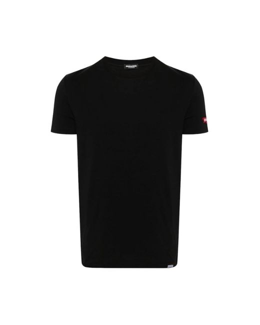 DSquared² Casual baumwoll t-shirt in Black für Herren