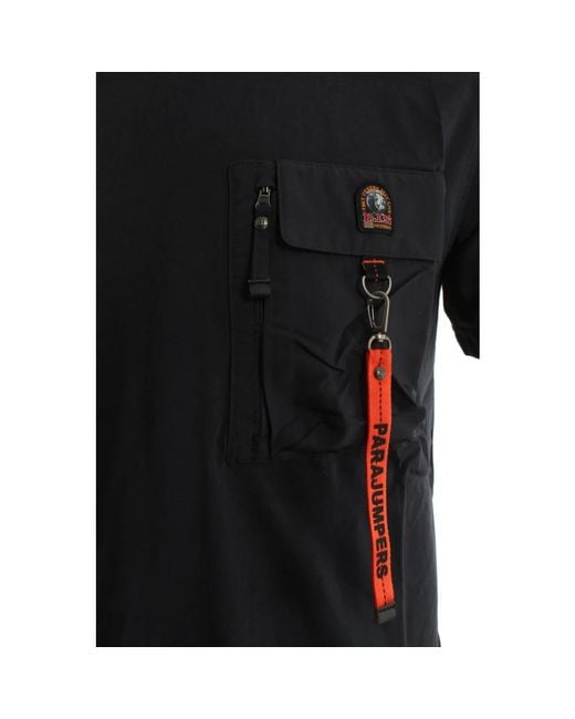 Parajumpers Black T-Shirts for men