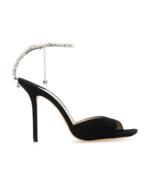 High Heel Sandals Jimmy Choo de color Black