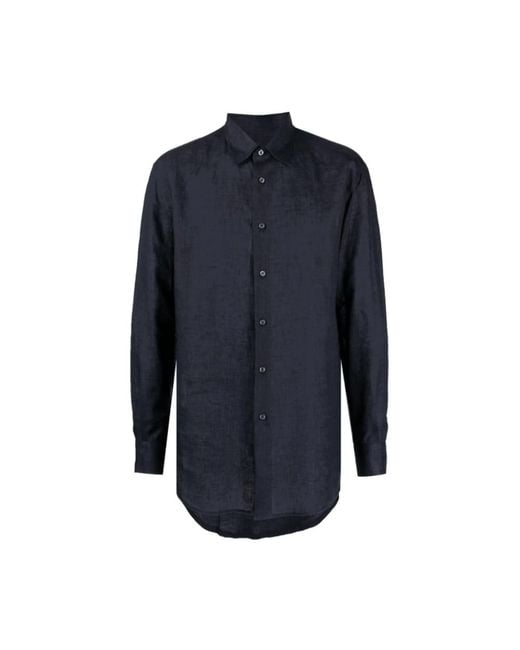 Brioni Blue Casual Shirts for men