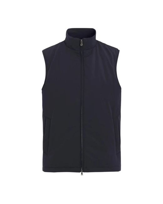 Oscar Jacobson Blue Vests for men