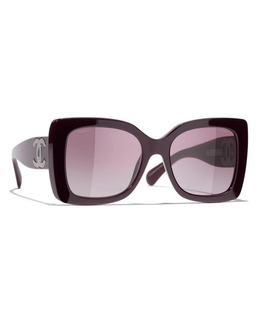 Chanel Brown Ikonoische sonnenbrille - sonderangebot