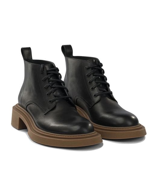 Loewe Black Lace-Up Boots for men