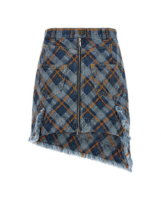 Vivienne Westwood Blue Denim Skirts