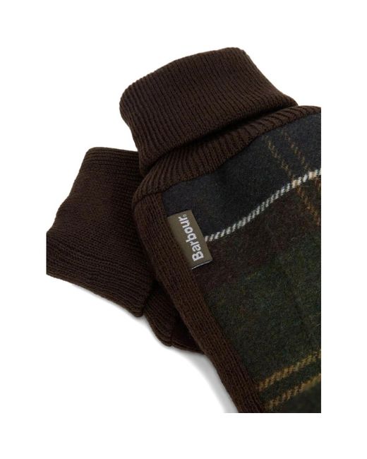Barbour Accessoires ,Veelkleurig ,Tartan Gloves in het Black