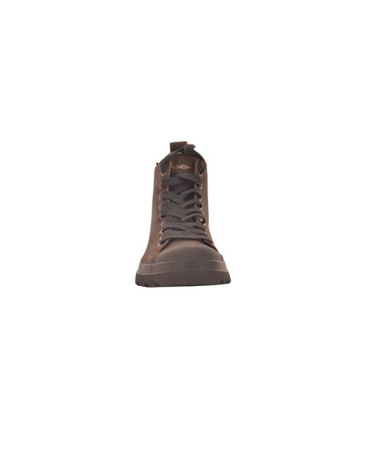 Pànchic Brown Lace-Up Boots for men