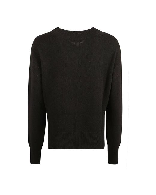Knitwear > round-neck knitwear Ermanno Scervino en coloris Black