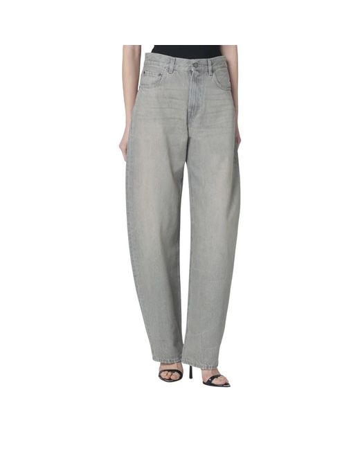 Haikure Gray Loose-Fit Jeans