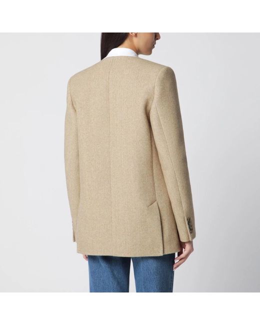 Victoria Beckham Natural Blazers