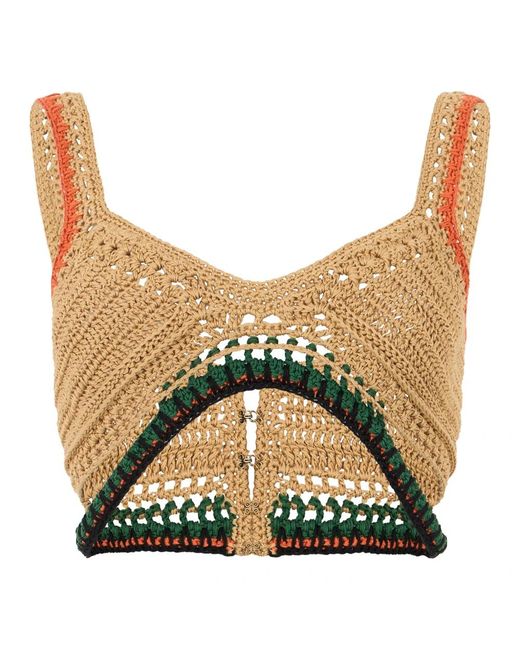 Alberta Ferretti Tops in het Metallic