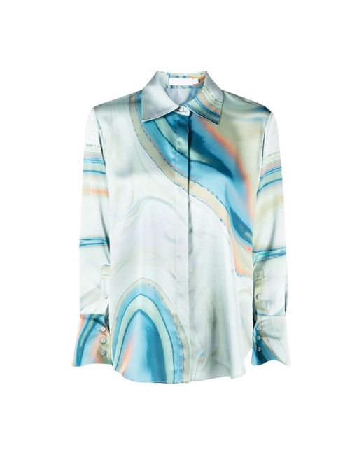 Jonathan Simkhai Blue Blouses