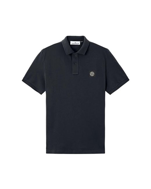 Stone Island Blue Polo Shirts for men