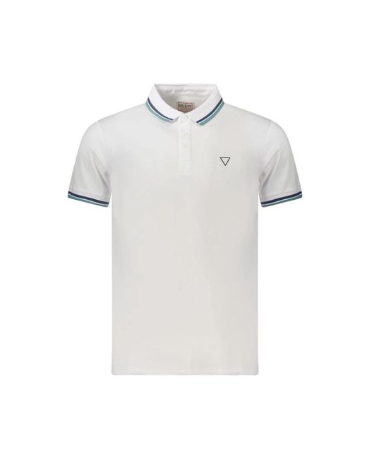 Polo Shirts di Guess in White da Uomo