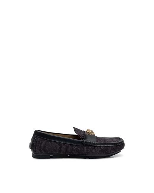 Versace Black Loafers for men