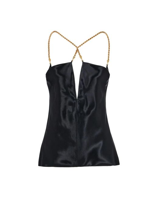 Sleeveless Tops Ferragamo en coloris Blue