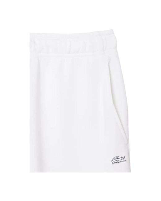 Lacoste White Sweatpants