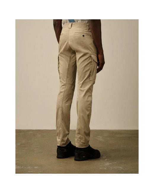 C P Company Natural Slim-Fit Trousers for men