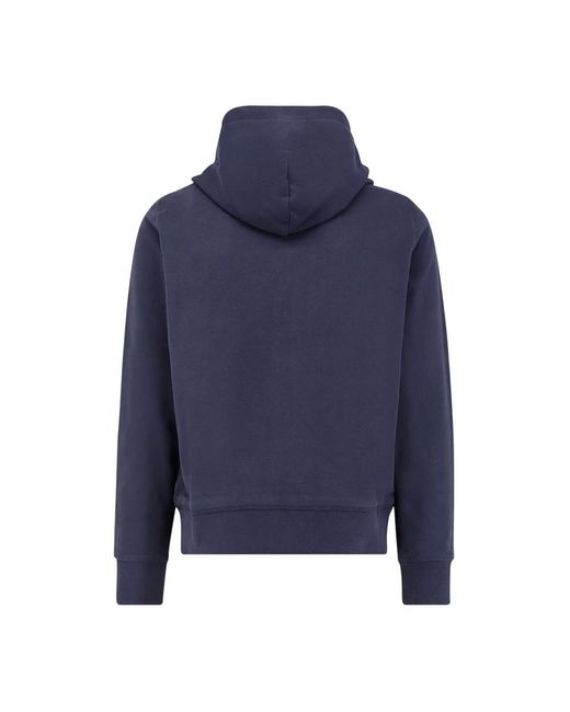 Moncler Blue Zip-Throughs for men