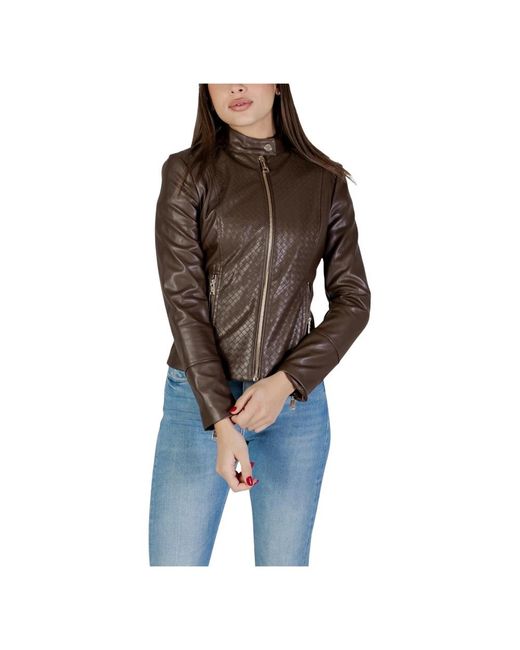 Guess Brown Light Jackets
