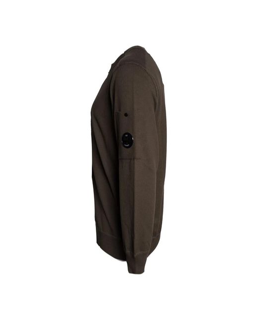 C P Company Green Round-Neck Knitwear for men